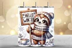 SlothTumbler Wrap| Tumbler Sublimation Wrap Product Image 1