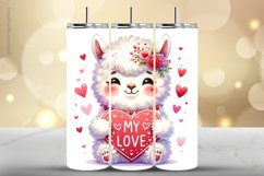 Alpaca Tumbler Wrap| Tumbler Sublimation Wrap Product Image 1
