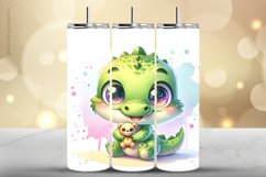 Crocodile Tumbler Wrap| Tumbler Sublimation Wrap Product Image 1