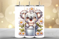 Koala Tumbler Wrap| Tumbler Sublimation Wrap Product Image 1
