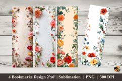 Beautiful Template Bookmarks Sublimation Design Product Image 1