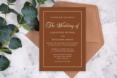 Rust Terracotta Wedding Invitation Product Image 2