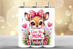 Deer Tumbler Wrap| Tumbler Sublimation Wrap Product Image 1