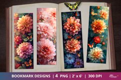 Beautiful Flower Scrapbook Bookmark Designs Product Image 1