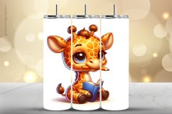 Girraffe Tumbler Wrap| Tumbler Sublimation Wrap Product Image 1