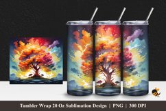 Natural Impressions Tumbler Wrap Sublimation Design 1 Product Image 1