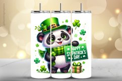 Panda Tumbler Wrap| Tumbler Sublimation Wrap Product Image 1