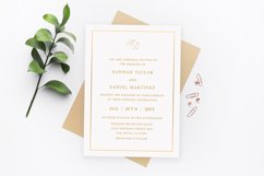 Simple Elegant Gold Wedding Invitation Product Image 2