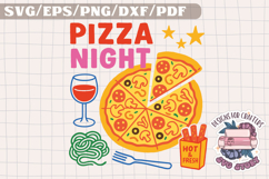 Funny Hand drawn Quote Aesthetics SVG Trendy Colorful Food Product Image 1