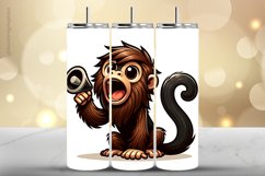 Monkey Tumbler Wrap| Tumbler Sublimation Wrap Product Image 1