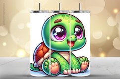 Turtle Tumbler Wrap| Tumbler Sublimation Wrap Product Image 1