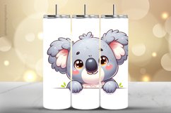 Koala Tumbler Wrap| Tumbler Sublimation Wrap Product Image 1