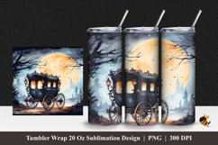 Beauty Carriage Tumbler Wrap Sublimation Design 1 Product Image 1