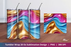 Acrylic Liquid Tumbler Wrap Sublimation 1 Product Image 1