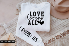 love covers All - Christian Sleeve T-Shirt Design Product Image 2