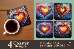 Amazing Love Coaster Sublimation Designs Product Image 1