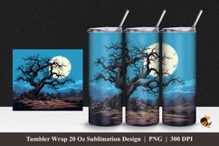 Dry Tree Tumbler Wrap Sublimation Design 1 Product Image 1