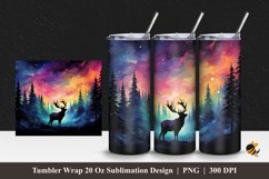 Wild Nature Tumbler Wrap Sublimation Design 1 Product Image 1