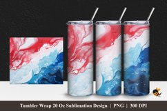 Painting Color Blend Tumbler Wrap Sublimation Design 1 Product Image 1