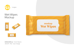Wet Wipes Mockup Set Product Image 1