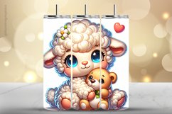Sheep Tumbler Wrap| Tumbler Sublimation Wrap Product Image 1