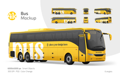 Bus Mockup Set Product Image 1