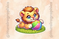 Lion|Printable Animal Sticker Product Image 2