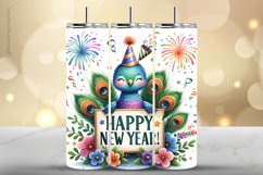 Peacock Tumbler Wrap| Tumbler Sublimation Wrap Product Image 1
