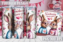 Sublimation Tumbler WRAP Love Design Quote Watercolor Animal Product Image 1