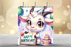 Goat Tumbler Wrap| Tumbler Sublimation Wrap Product Image 1
