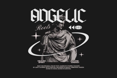 Angelic Roots Urban Streetwear T-shirt Design Product Image 1