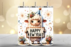 Sheep Tumbler Wrap| Tumbler Sublimation Wrap Product Image 1