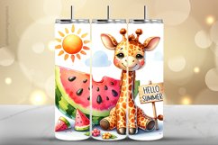 Girraffe Tumbler Wrap| Tumbler Sublimation Wrap Product Image 1