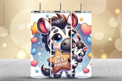 Zebra Tumbler Wrap| Tumbler Sublimation Wrap Product Image 1