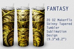Tumbler Tapered 20 OZ Sublimation Fantasy Wrap Design Product Image 1