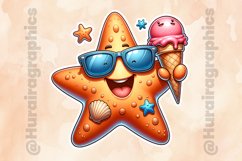 Star Fish|Printable Animal Sticker Product Image 2