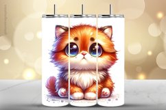Cat Tumbler Wrap| Tumbler Sublimation Wrap Product Image 1