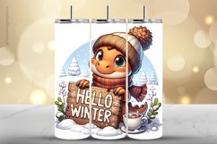 Dinasour Tumbler Wrap| Tumbler Sublimation Wrap Product Image 1