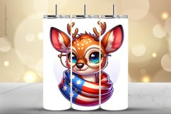 Deer Tumbler Wrap| Tumbler Sublimation Wrap Product Image 1