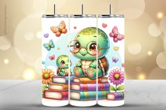 Turtle Tumbler Wrap| Tumbler Sublimation Wrap Product Image 1