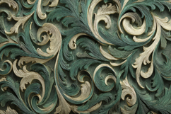 Ornate Leaf Background Product Image 1