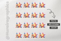 Star Fish|Printable Animal Sticker Product Image 3