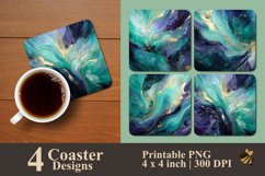 Beauty Marble Coaster Sublimation Designs Product Image 1