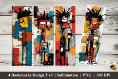 Drawing Art Bookmarks Sublimation Design Product Image 1