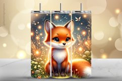 Fox Tumbler Wrap| Tumbler Sublimation Wrap Product Image 1