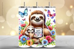 Sloth Tumbler Wrap| Tumbler Sublimation Wrap Product Image 1