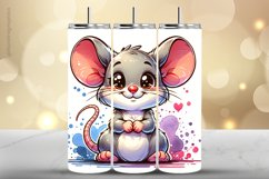 Mouse Tumbler Wrap| Tumbler Sublimation Wrap Product Image 1