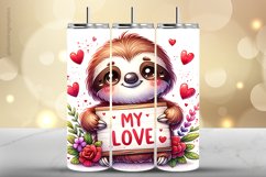 SlothTumbler Wrap| Tumbler Sublimation Wrap Product Image 1