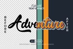 Retro Text Effect Layered Color Product Image 2