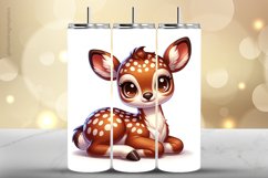 Deer Tumbler Wrap| Tumbler Sublimation Wrap Product Image 1